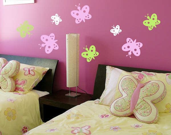 Butterflies Vinyl Wall Decal - Etsy