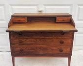 Mid-Century Rosewood Secretary Desk