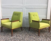 Mid-Century Modern Armchairs- a Pair