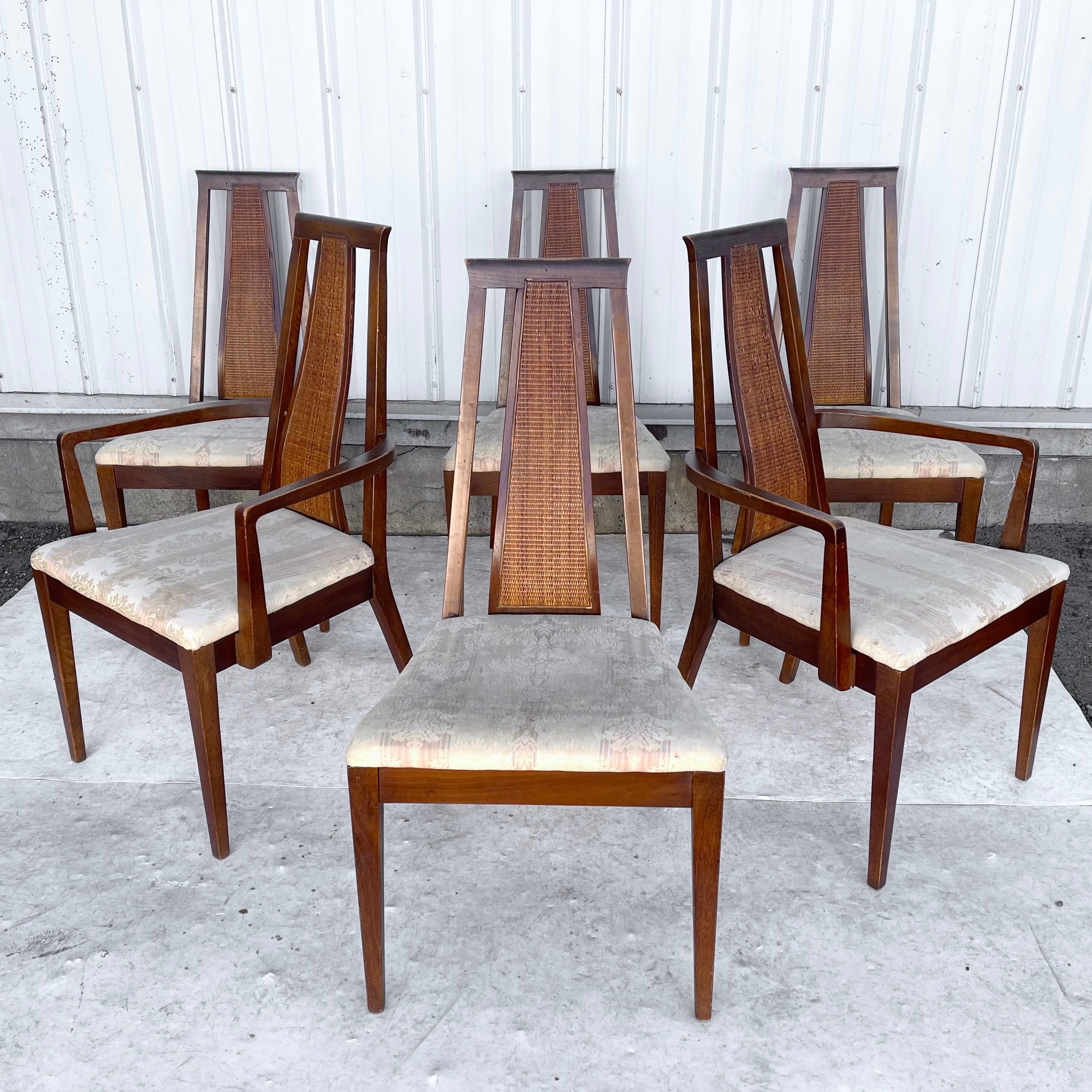 MidCentury Modern Dining Chairs by American of Martinsville Etsy