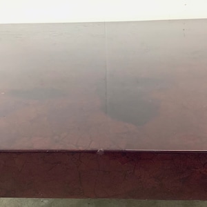 Large Post-Modern Square Coffee Table image 10
