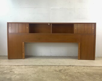 Mid-Century Storage Headboard by Kroehler- King or Full