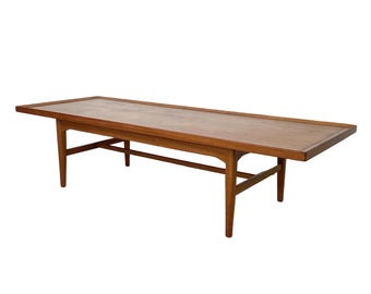 Drexel Declaration Cocktail Table • Kipp Stewart • Rosewood Circle Inlay • 1958 • MCM