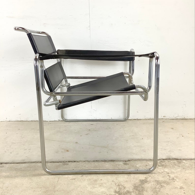 Modern Wassily Style Armchair after marcel breuer image 2