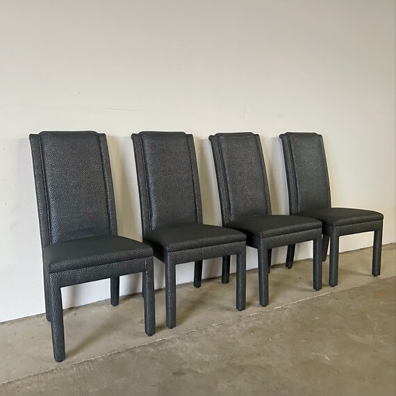Vintage Highback Dining Chairs by Bernhardt Etsy UK