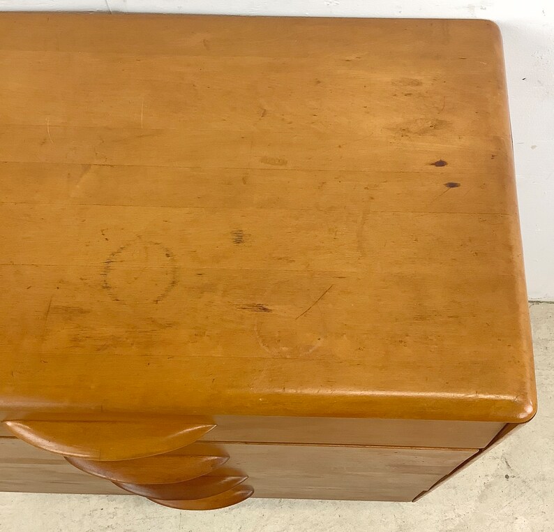 Mid-Century Four Drawer Dresser With Pull Out Desk image 4