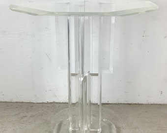 Vintage Modern Pedestal Table