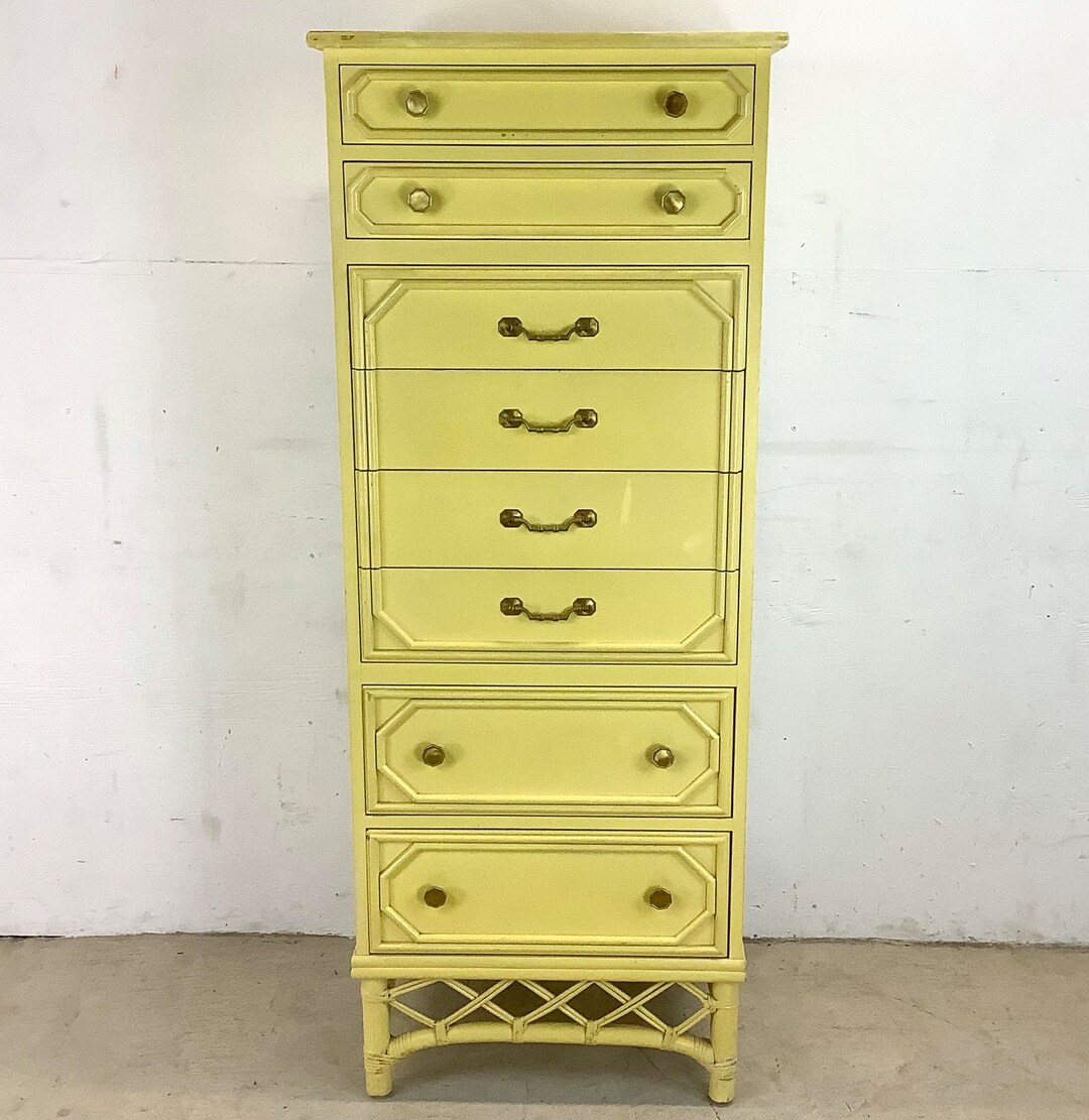 Tall Boho Chic Chest of Drawers or Lingerie Chest Etsy