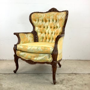 Wingback Armchair Etsy