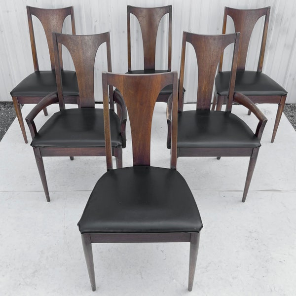 Mid-Century Modern Dining Chairs- Set of Six