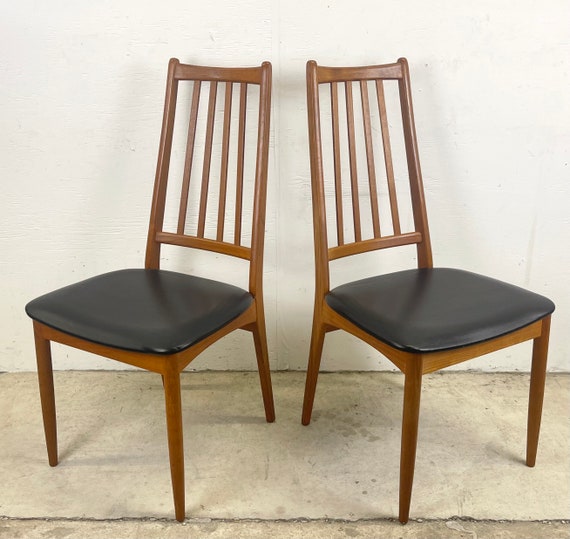 Scandinavian Modern Teak Dining Chairs- a Pair