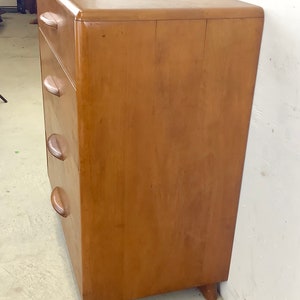 Mid-Century Four Drawer Dresser With Pull Out Desk image 6