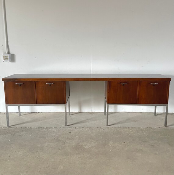 Mid-Century Modern Filing Cabinet Office Credenza by Directional Furniture