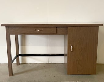 Mid-Century Modern Writing Desk With Drawers