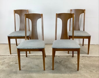 Mid-Century Walnut Dining Chairs from Kroehler- 4