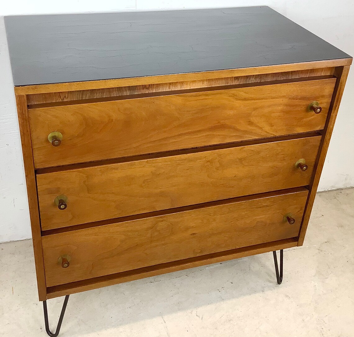 Midcentury Three Drawer Dresser by Stanley Etsy