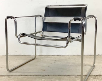 Modern Wassily Style Armchair after marcel breuer