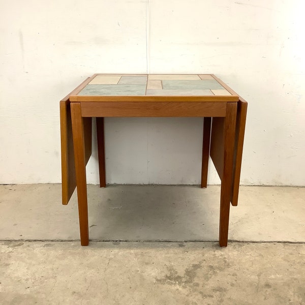 Teak Drop Leaf Table Etsy