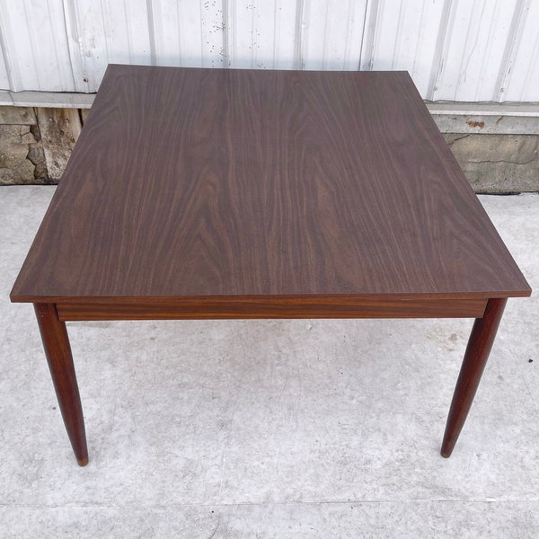 Tall Square Mid Century Modern Square Coffee Table