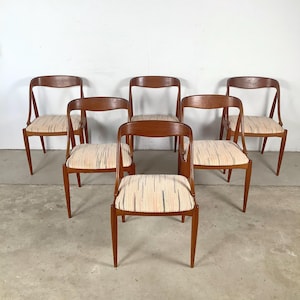 Vintage Teak Dining Chairs by Uldum MobelFabrik- set 6