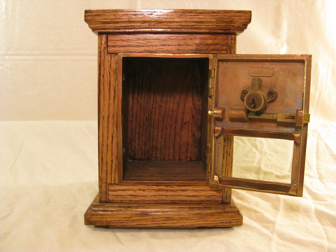 Bank made from an antique Post Office door Etsy