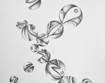 Pencil Abstract Circles