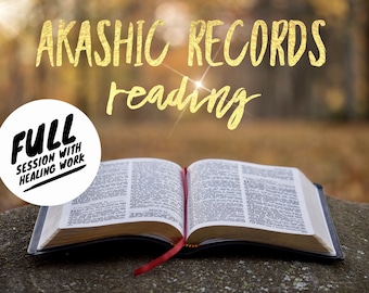 FULL Akashic Records Audio Reading with Healing Work - 1 Question/Topic/Issue or Follow-up Session