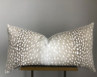 Ombré Fawn Pillow Cover