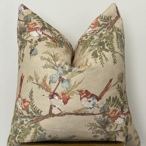 Floral Vintage Inspired Throw Pillow Cover