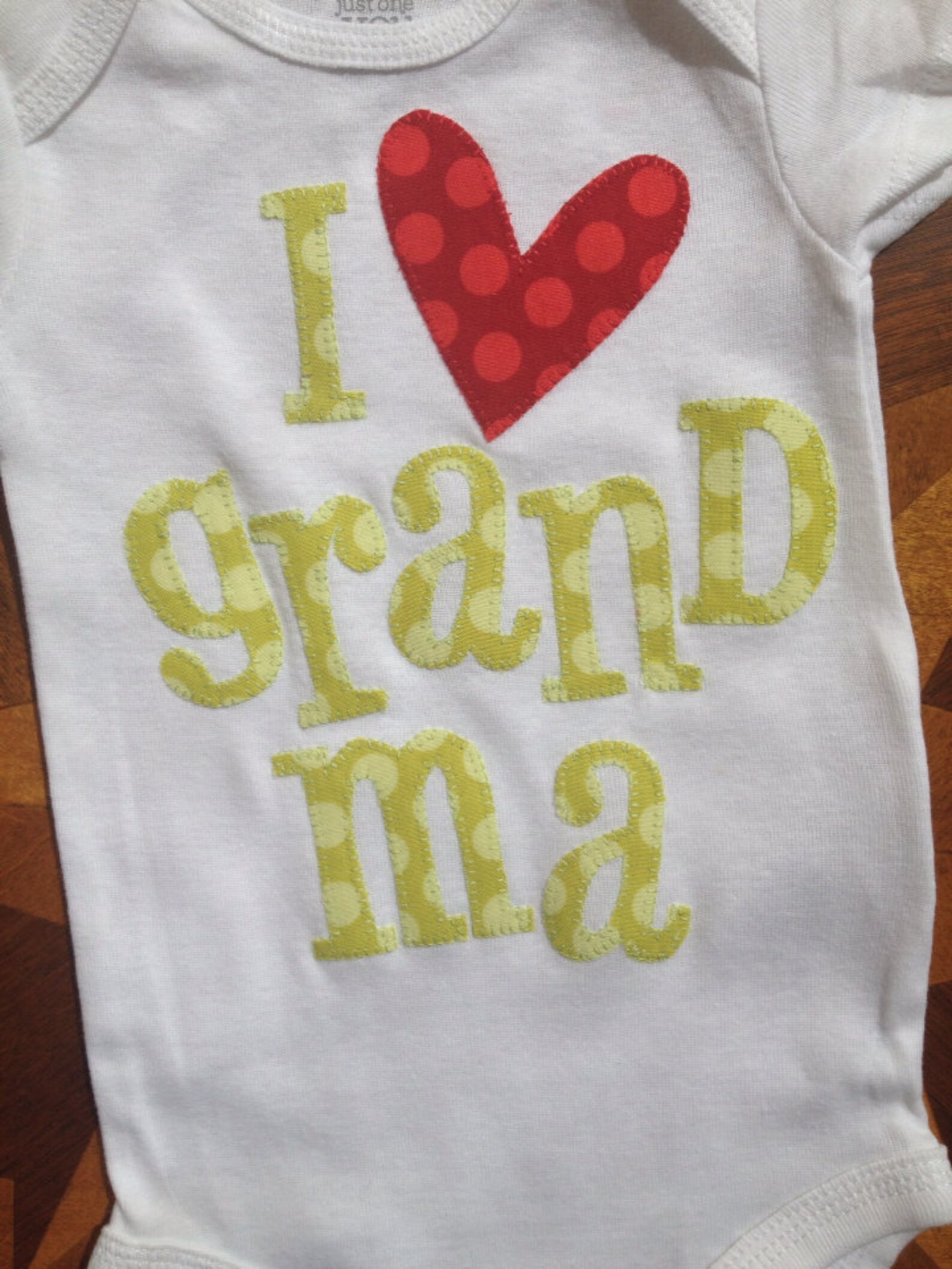 Grandma and Grandpa Onesies Personalized With Our Green and Etsy