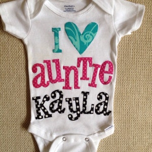 I love my Auntie baby bodysuit
