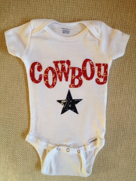 baby boy western onesies