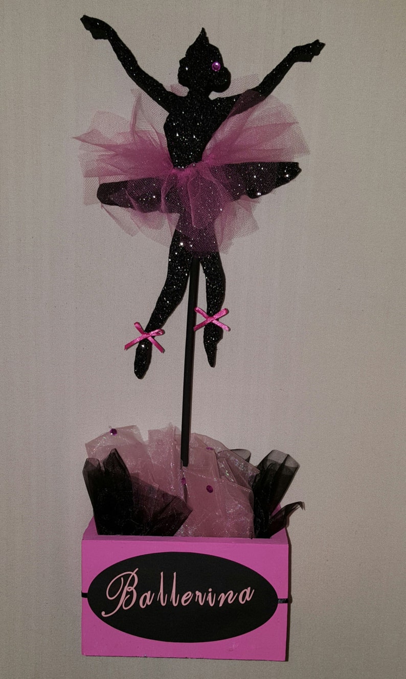 Silueta de bailarina con la Base de la caja de madera | Etsy