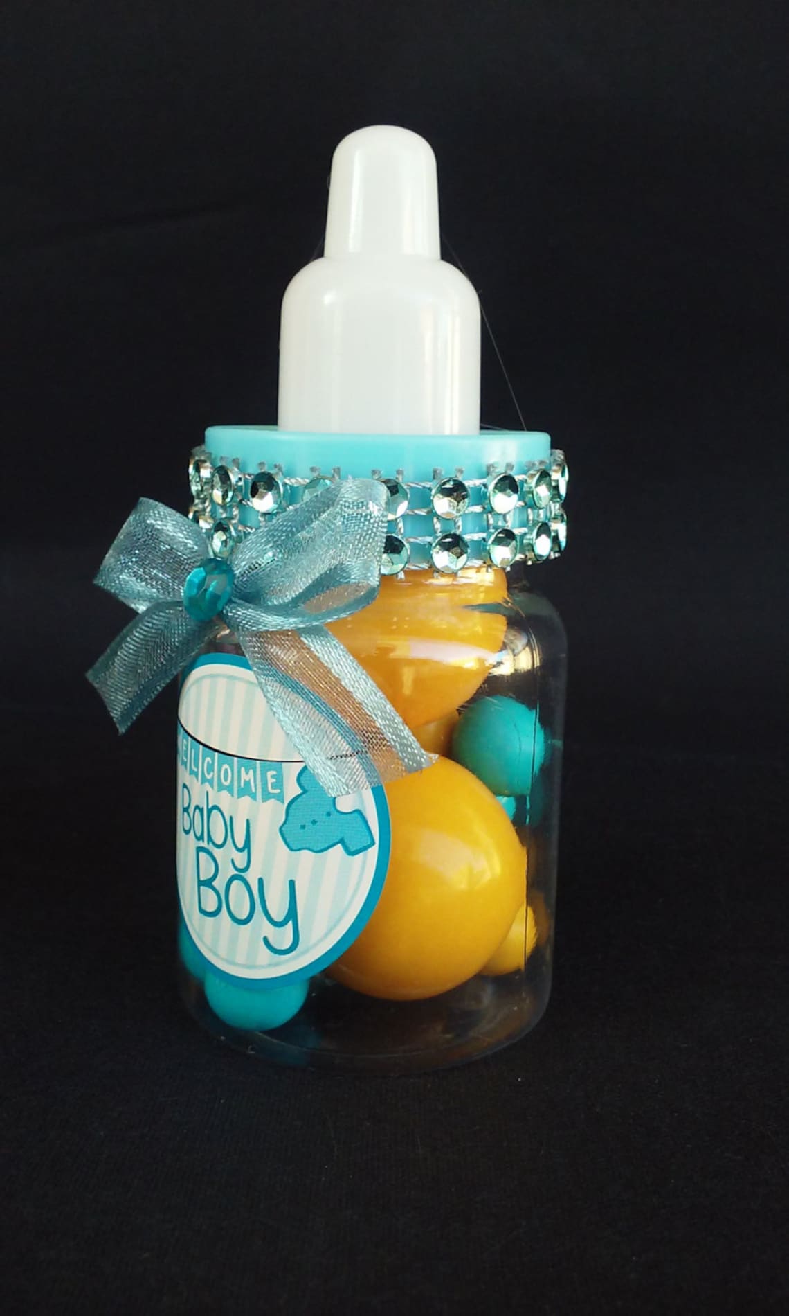Colorful Candy Filled Baby Bottle Favors 12 one Dozen Etsy
