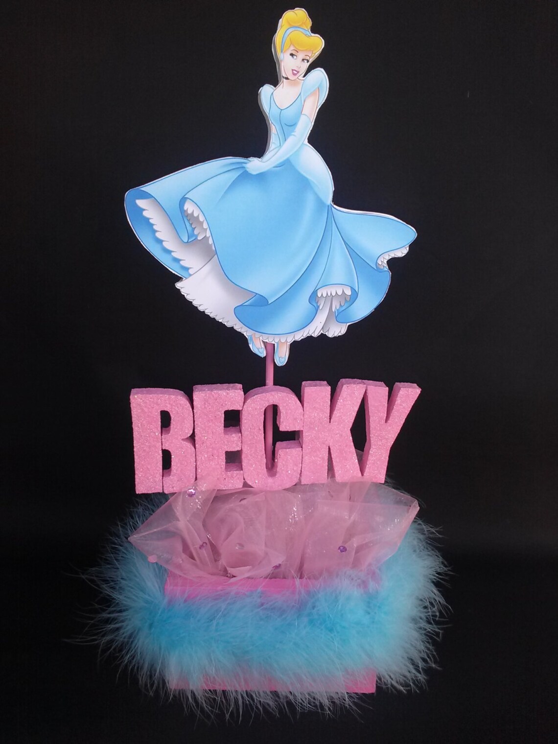 Cinderella Party table Centerpiece ea. Etsy