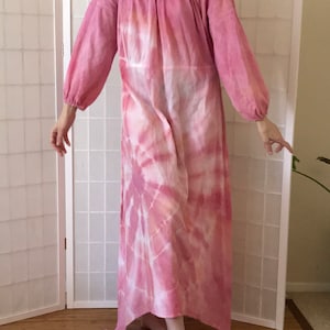 Tunika tie-dye z gazy bawełnianej 100%
