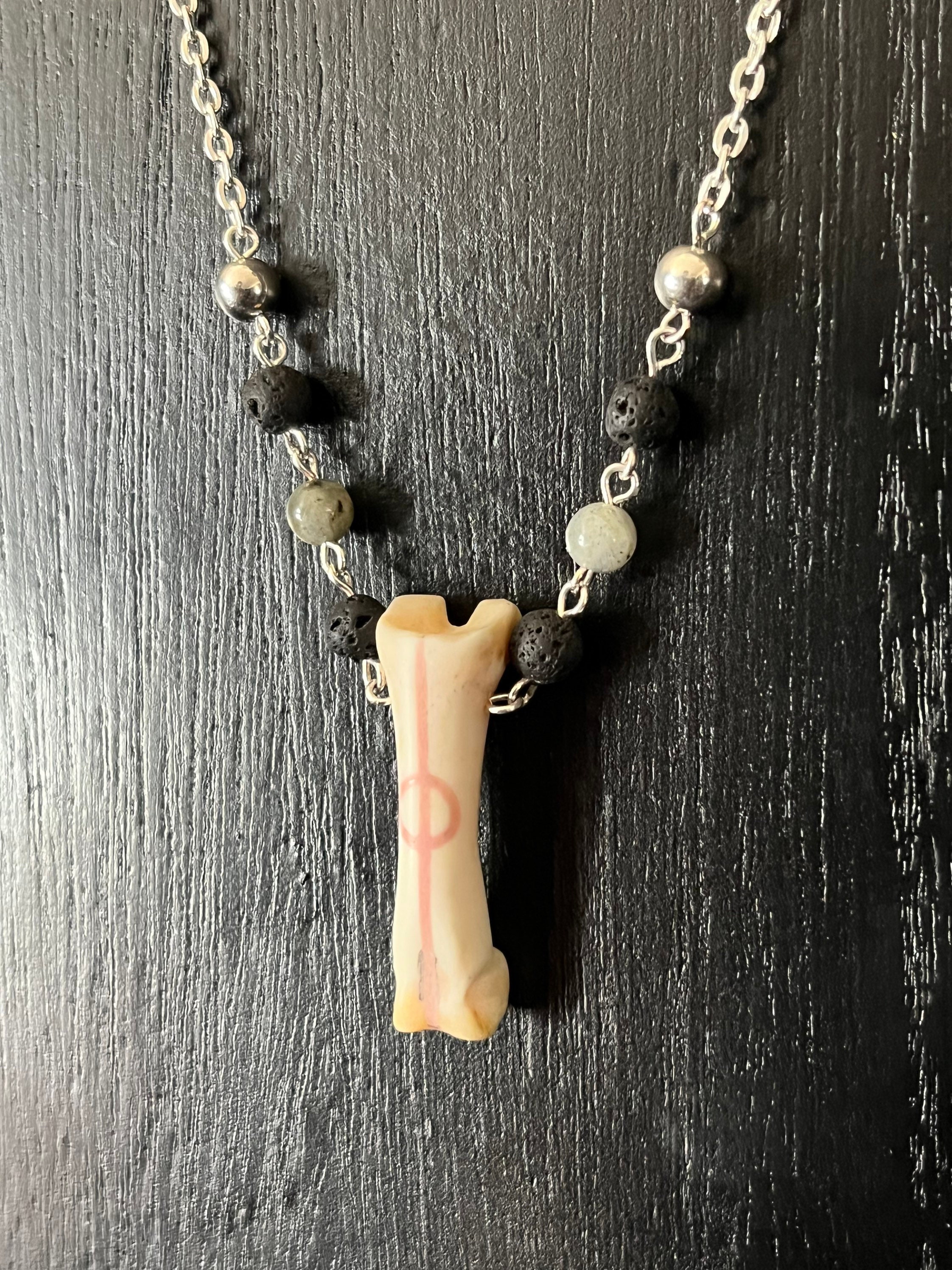 Wolf toe hotsell bone necklace