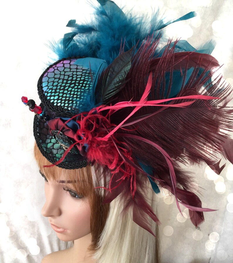 Mini Top Hat Skull Hat Day of the Dead Hat Halloween Mini Etsy