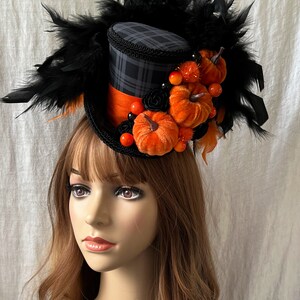 Pumpkin Top Hat Adult Orange