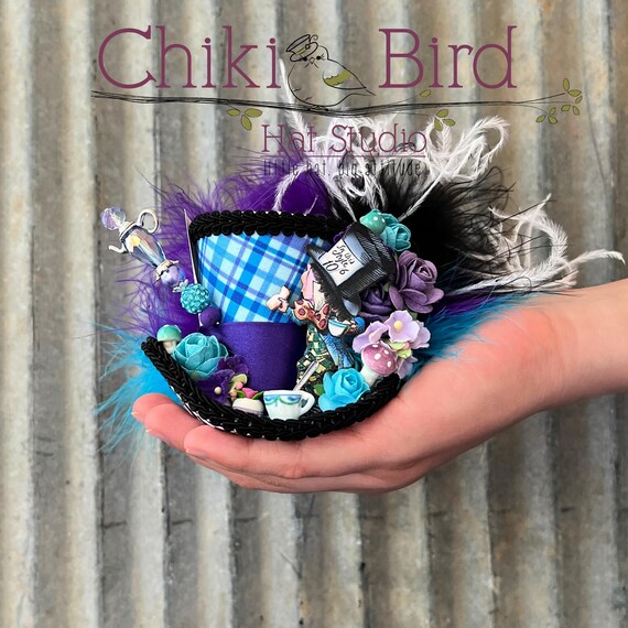 Micro Mini Top Hat, Mad Hatter Diorama Hat, Mad Hatter Mini  display picture 2