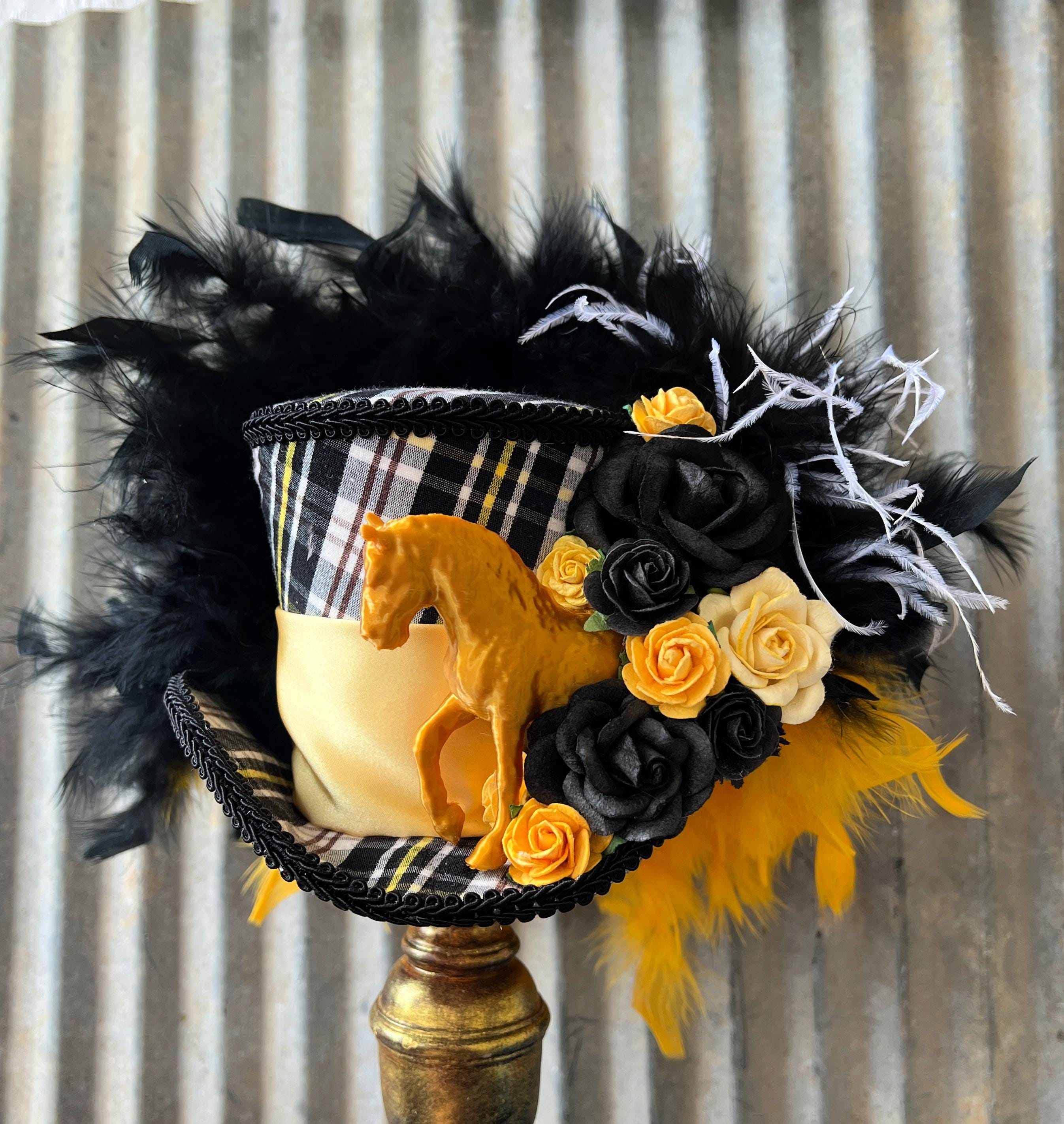 Black and Yellow Derby Hats - Etsy display picture 1