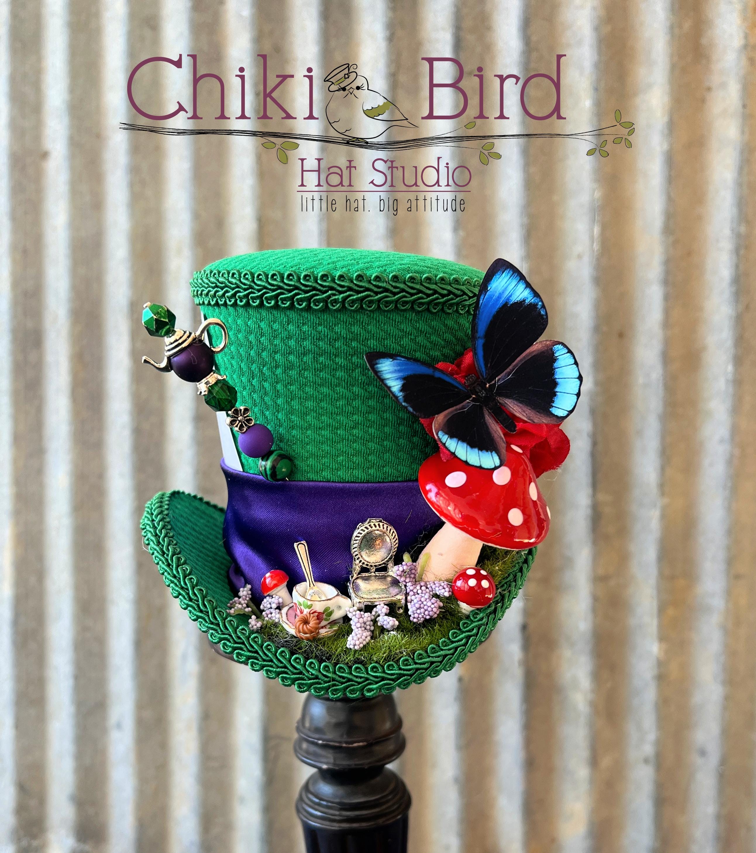 Mini Top Hat, Wonderland Diorama Tea Hat, Mad Hatter Hat