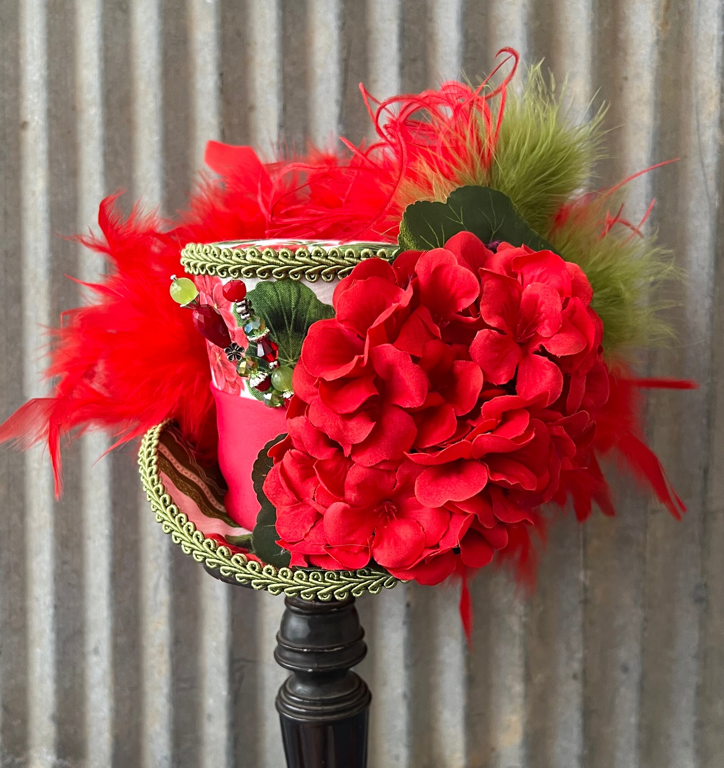 Department 56 Halloween Bat Fascinator‎ Vintage Hat circa 04\' NWT kentucky derby il_fullxfull.6684026940_mj93.jpg main image 3