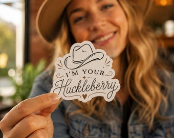 I'm Your Huckleberry Sticker | Montana Gift | Big Sky Country