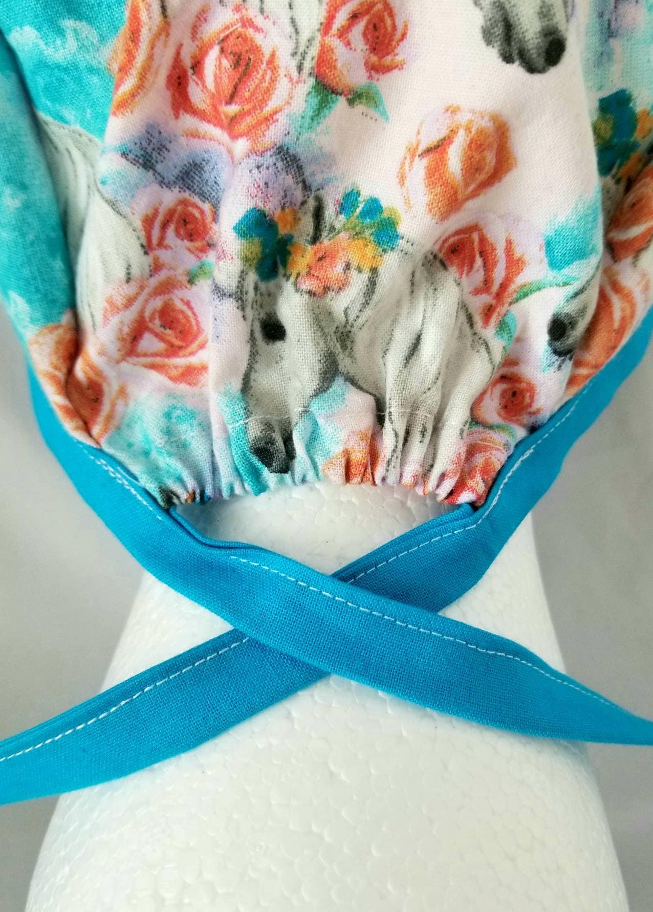 Unicorn Scrub Cap for Women. Unicorns and Roses With Etsy Israel