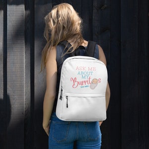 Pregúntame sobre la mochila burritos, la mochila de la enfermera de la UCIN, el regalo de la UCIN, la enfermera de la UCIN, la enfermera del bebé prematuro, la mochila de la UCIN
