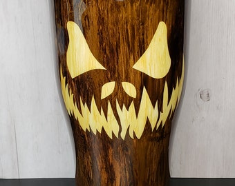 Spooky Tree Halloween Curve Double Walled Tumbler 30oz