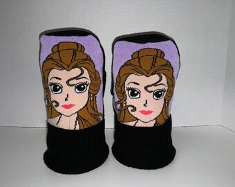 Manoplas infantiles de la princesa Bella