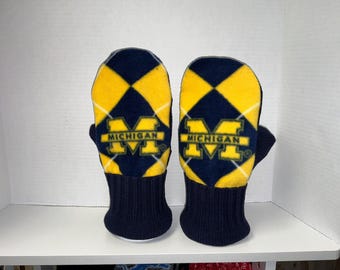 University of Michigan mittens