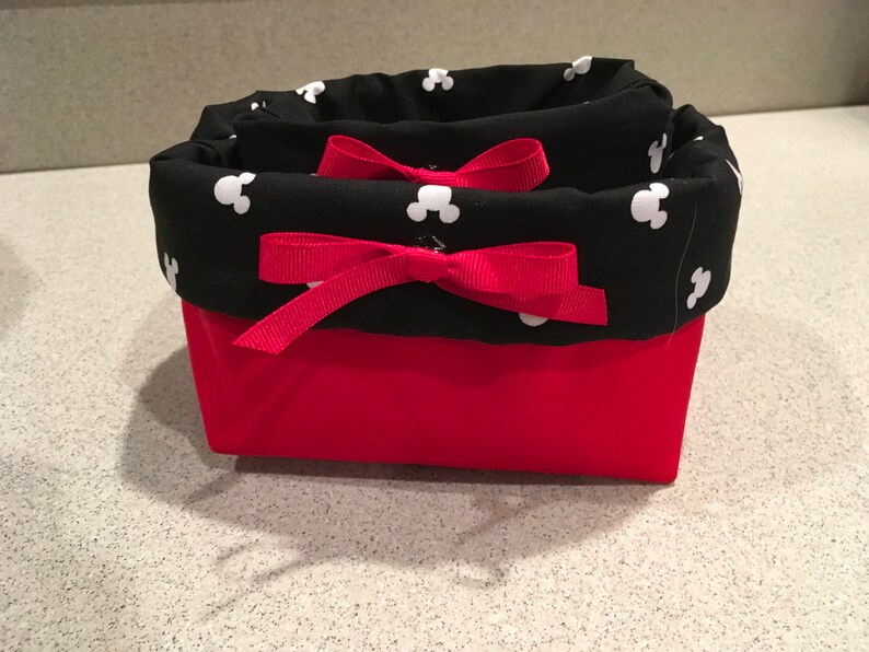Mickey Mouse fabric basket set image 4